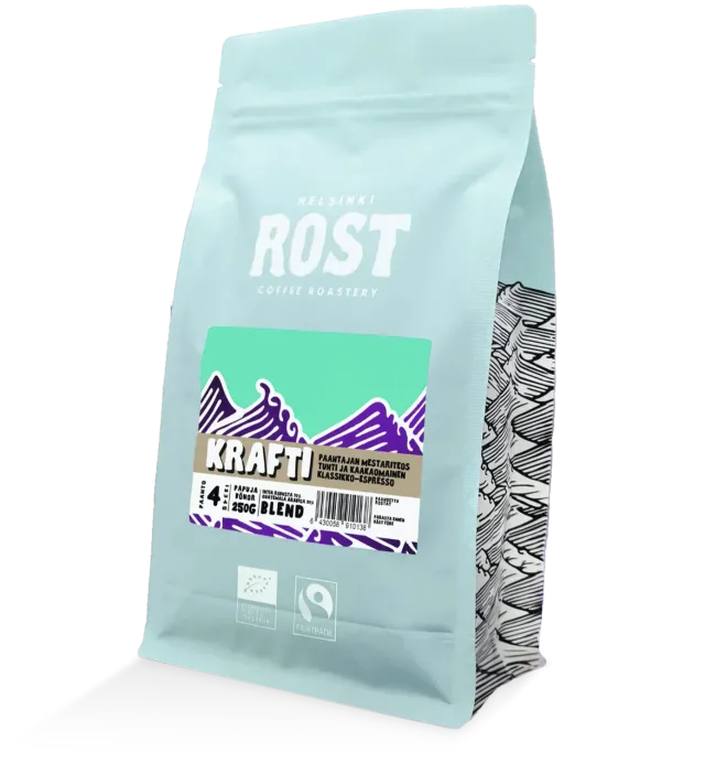 Rost Krafti Espresso koffiebonen 225g robuust en donker