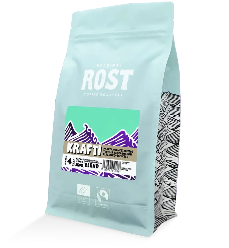 Rost Krafti Espresso koffiebonen 225g robuust en donker