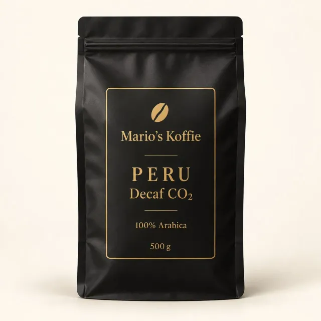 Mario's Koffie Peru Decaf CO2 koffiebonen 500 g cafeïnevrij