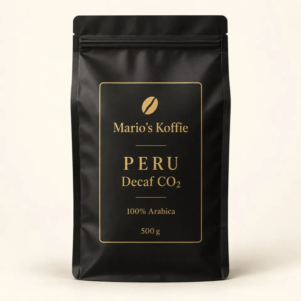 Mario's Koffie Peru Decaf CO2 koffiebonen 500 g cafeïnevrij