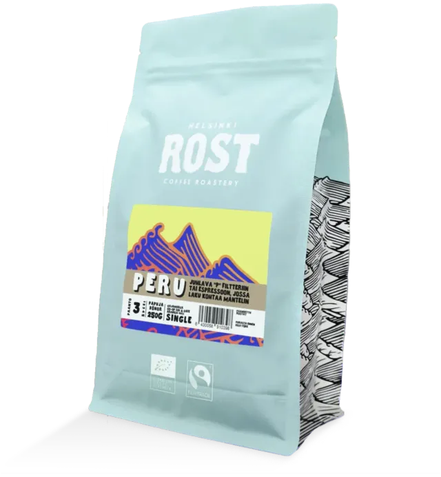 Rost Peru Cajamarca koffiebonen 225g medium gebrand