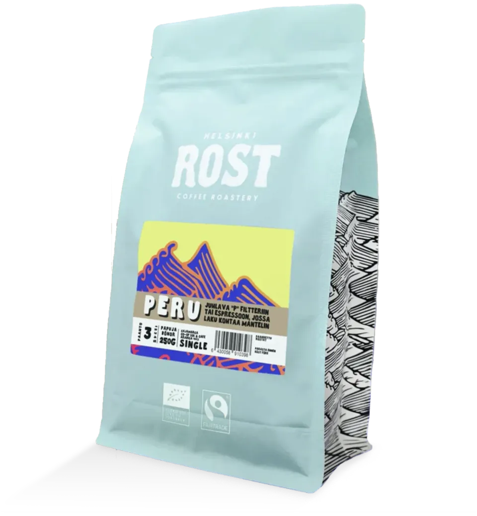 Rost Peru Cajamarca koffiebonen 225g medium gebrand