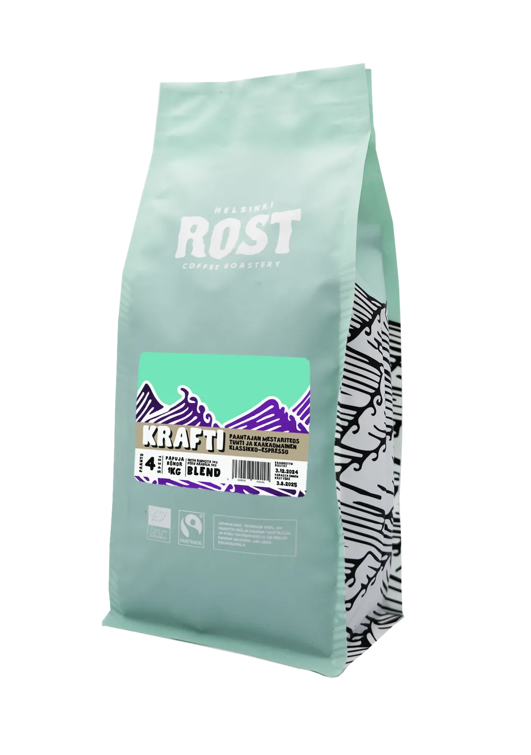 Rost Krafti Espresso koffiebonen 225g robuust en donker