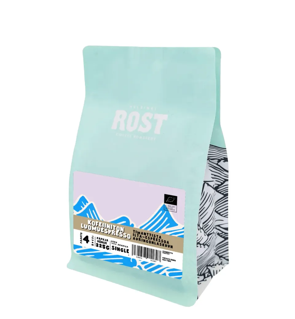 Rost Cafeïnevrije Espresso koffiebonen 225g donker gebrand