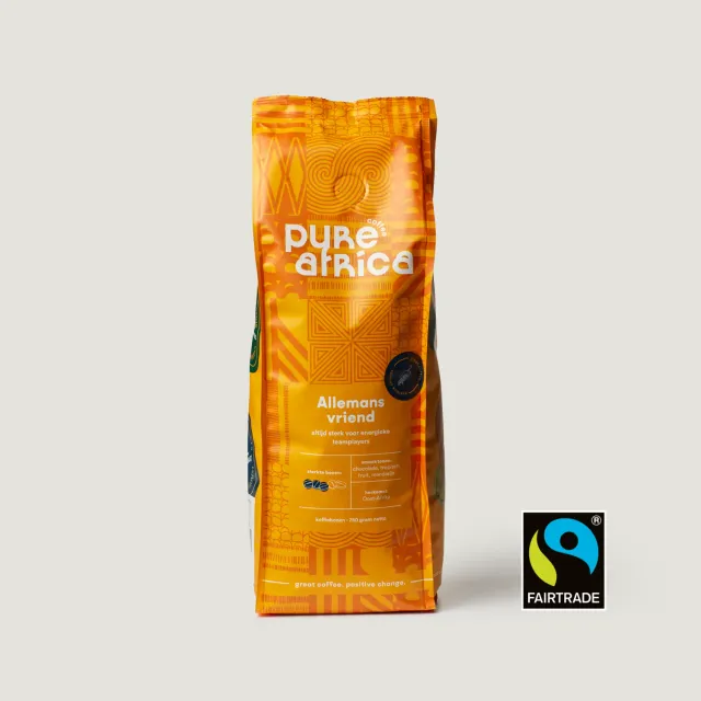 Pure Africa Coffee Allemansvriend koffiebonen 750gr Fairtrade