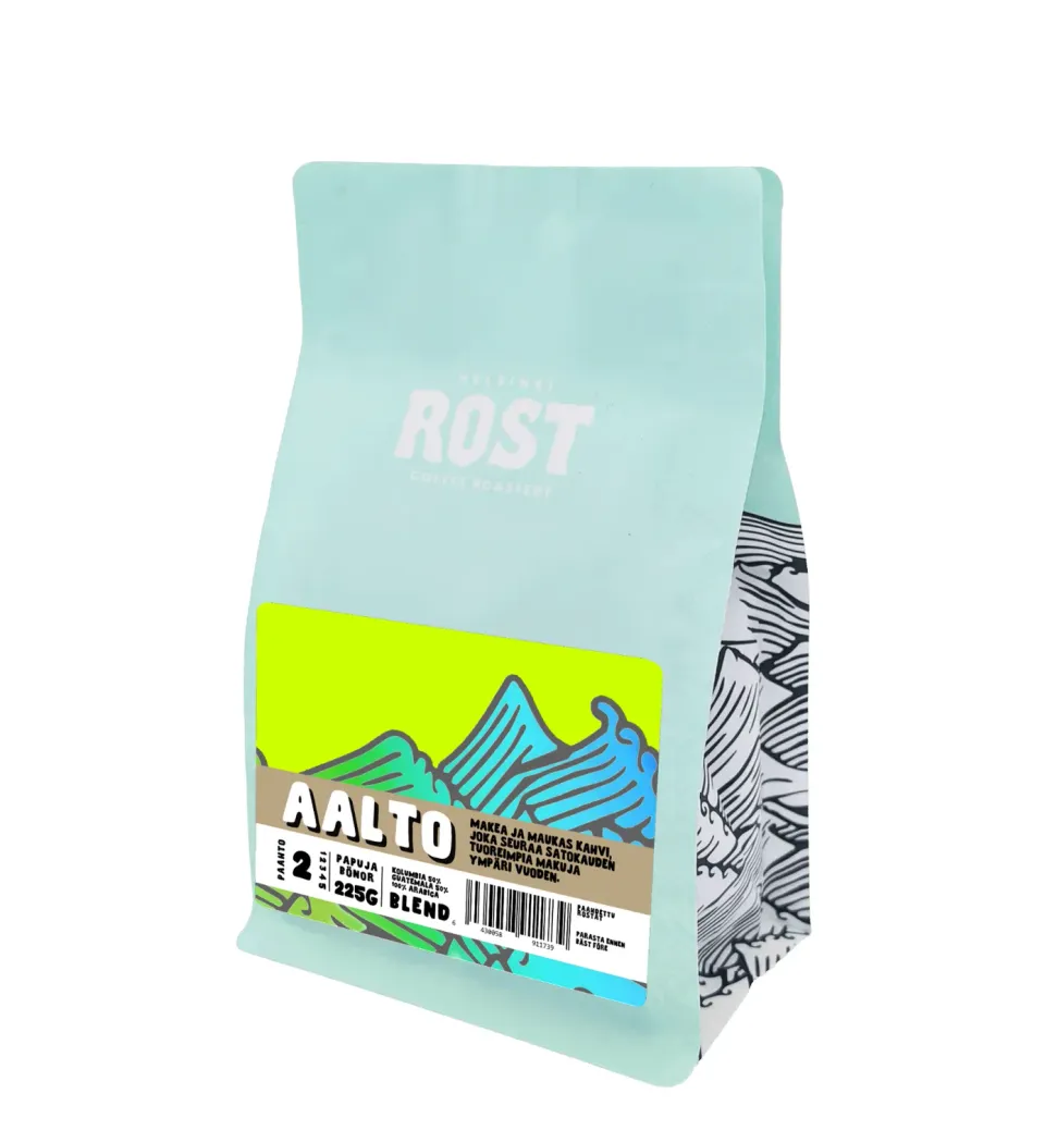 Rost Aalto Filterkoffie koffiebonen 225g licht gebrand