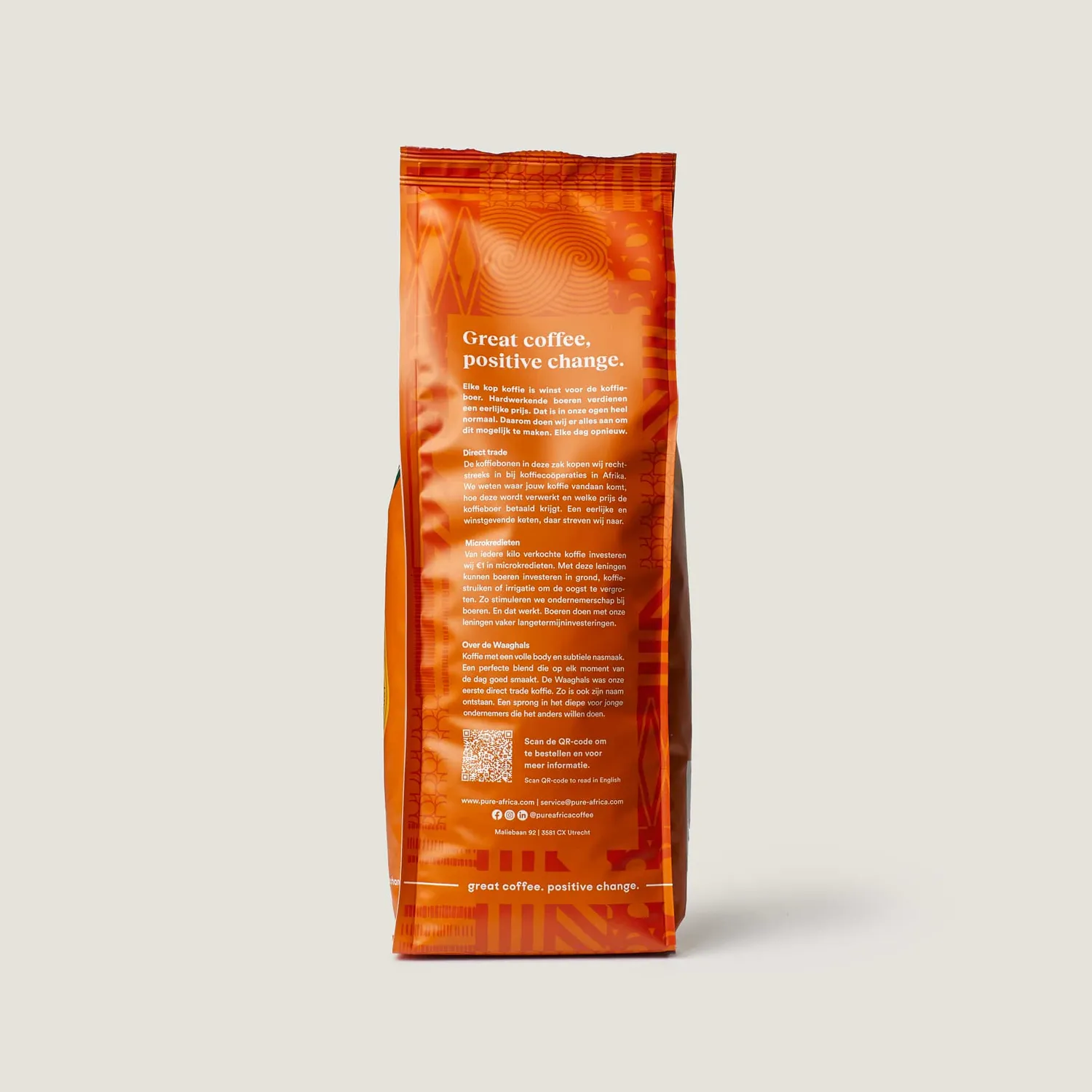 Pure Africa Coffee Waaghals koffiebonen 750gr vers gebrand