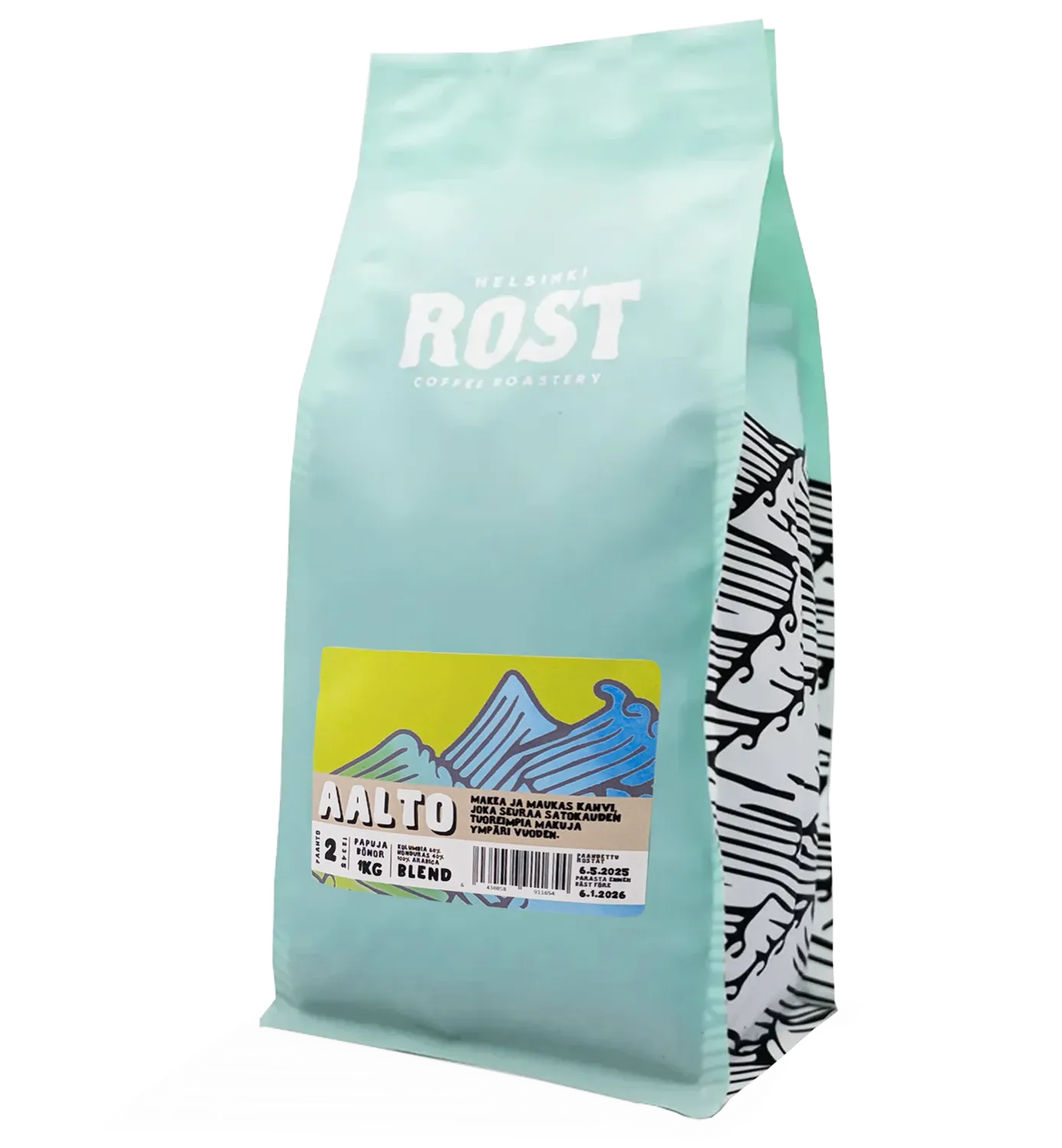 Rost Aalto Filterkoffie koffiebonen 225g licht gebrand