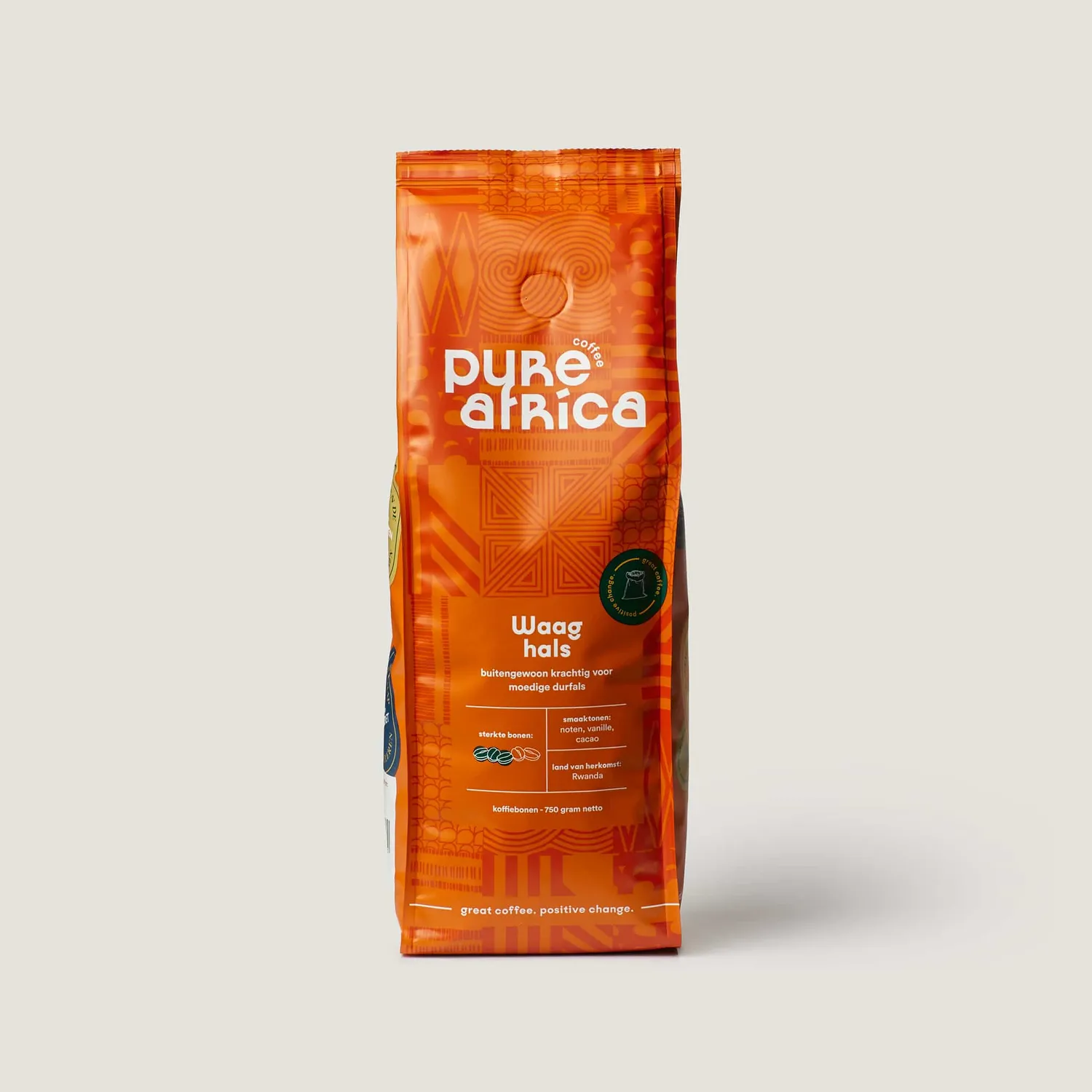 Pure Africa Coffee Waaghals koffiebonen 10 x 750g donker