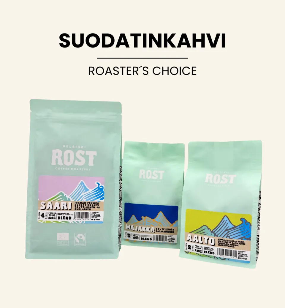 Rost Roaster's Choice filterkoffie 3 x 225 g licht-donker