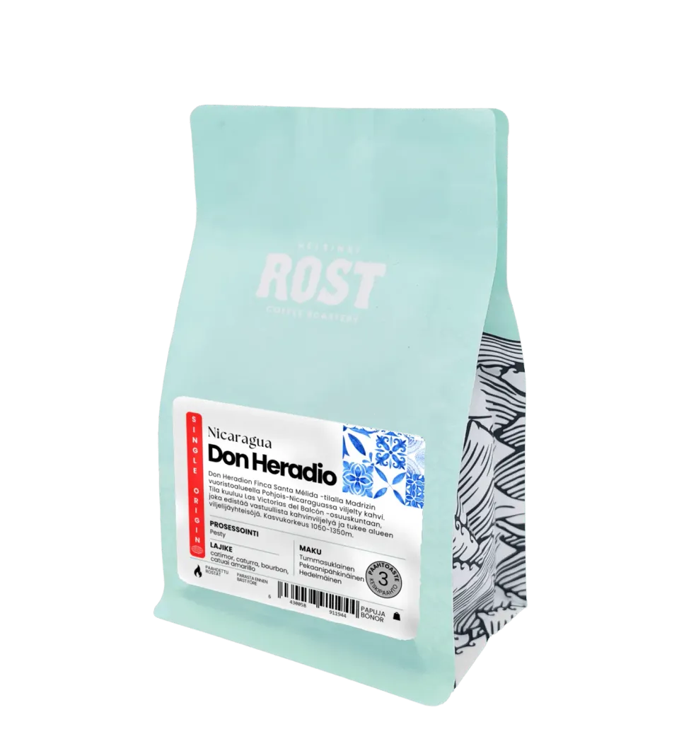 Rost Nicaragua Don Heradio koffiebonen 225g fruitig