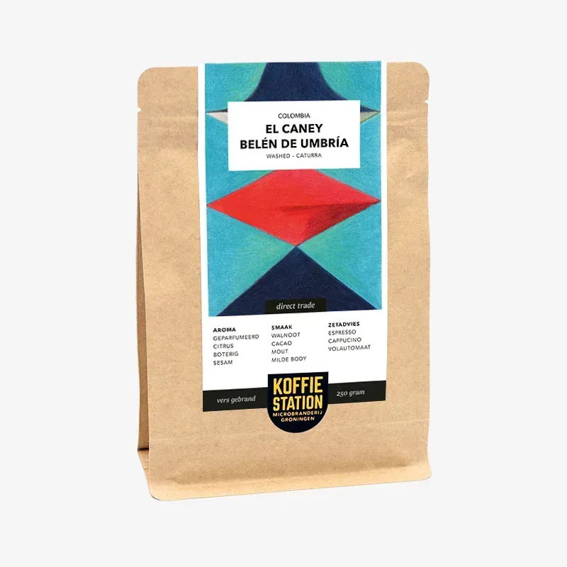 Koffiestation Colombia El Caney koffiebonen washed